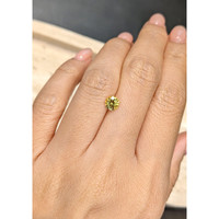 0.85 Ct. Yellow Sapphire from Montana Life Style
