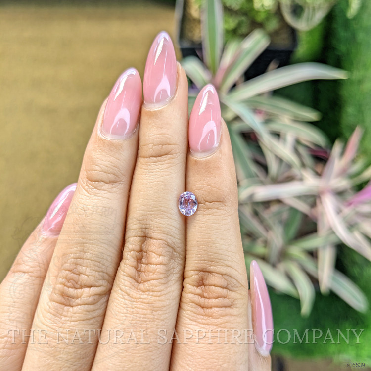 0.67 Ct. Purple Sapphire from Ceylon (Sri Lanka)