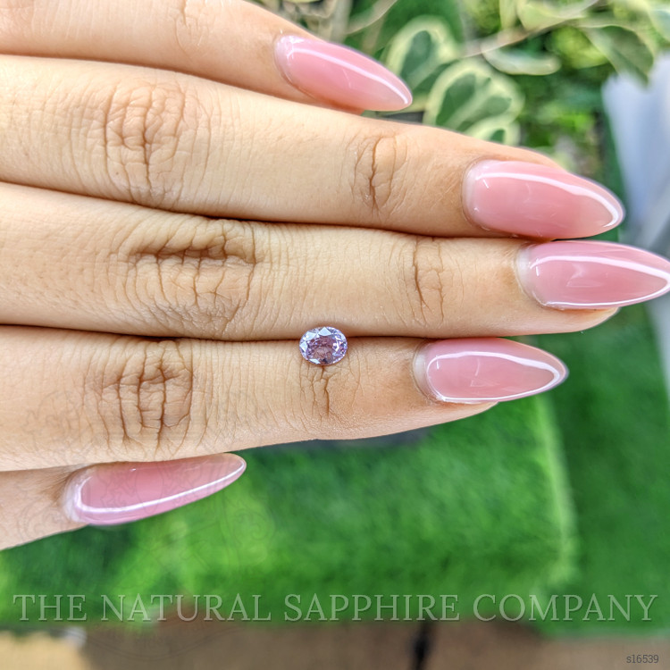 0.67 Ct. Purple Sapphire from Ceylon (Sri Lanka)