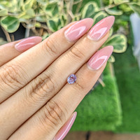 0.67 Ct. Purple Sapphire from Ceylon (Sri Lanka) Life Style