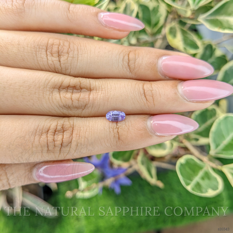 0.85 Ct. Purple Sapphire from Ceylon (Sri Lanka)