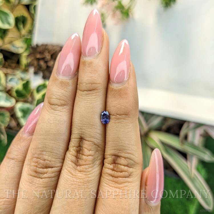 0.48 Ct. Blue Sapphire from Ceylon (Sri Lanka)