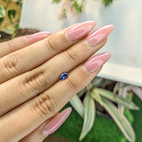 0.48 Ct. Blue Sapphire from Ceylon (Sri Lanka) Life Style