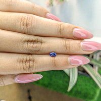 0.48 Ct. Blue Sapphire from Ceylon (Sri Lanka) Life Style