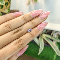 0.63 Ct. Pinkish Purple Sapphire from Ceylon (Sri Lanka) Life Style