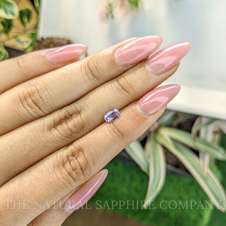 0.63 Ct. Pinkish Purple Sapphire from Ceylon (Sri Lanka)
