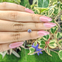 0.84 Ct. Purple Sapphire from Ceylon (Sri Lanka) Life Style