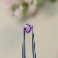 0.58 Ct. Pinkish Purple Sapphire from Ceylon (Sri Lanka) Life Style