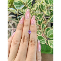 0.58 Ct. Pinkish Purple Sapphire from Ceylon (Sri Lanka) Life Style
