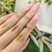 0.62 Ct. Color Change Sapphire from Ceylon (Sri Lanka) Life Style