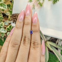 0.62 Ct. Color Change Sapphire from Ceylon (Sri Lanka) Life Style