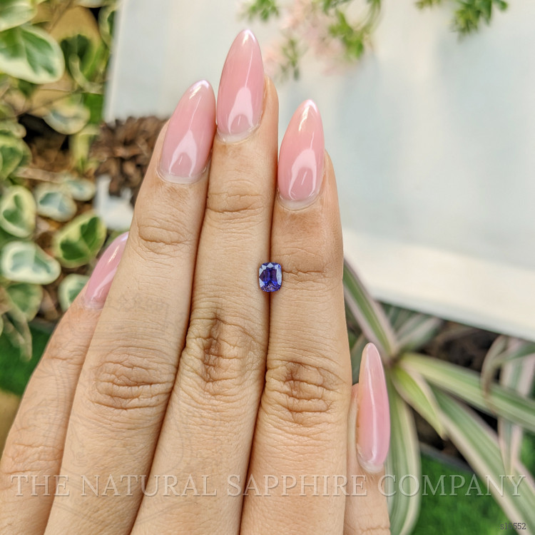 0.62 Ct. Color Change Sapphire from Ceylon (Sri Lanka)