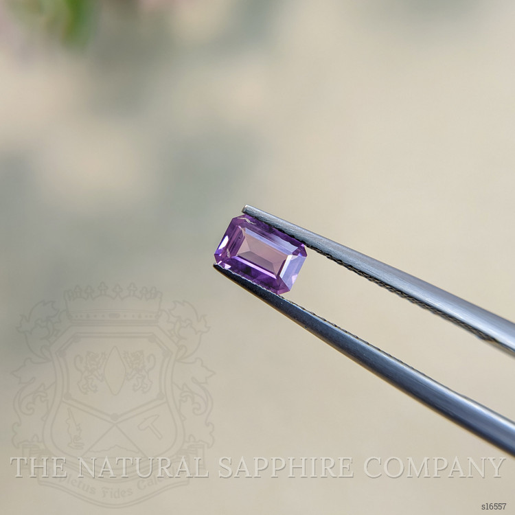 0.61 Ct. Pinkish Purple Sapphire from Ceylon (Sri Lanka)