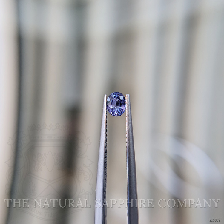 0.39 Ct. Blue Sapphire from Ceylon (Sri Lanka)