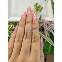 0.39 Ct. Blue Sapphire from Ceylon (Sri Lanka) Life Style