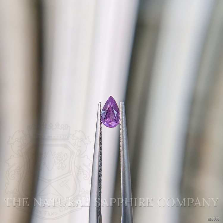 0.47 Ct. Pinkish Purple Sapphire from Ceylon (Sri Lanka)