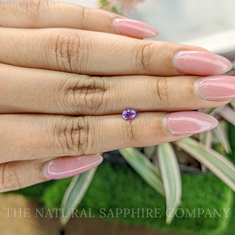 0.47 Ct. Pinkish Purple Sapphire from Ceylon (Sri Lanka)