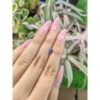 0.61 Ct. Violet Sapphire from Ceylon (Sri Lanka) Life Style