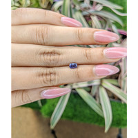 0.61 Ct. Violet Sapphire from Ceylon (Sri Lanka) Life Style