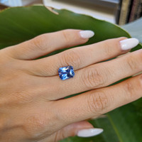 4.03 Ct. Blue Sapphire from Tanzania Life Style