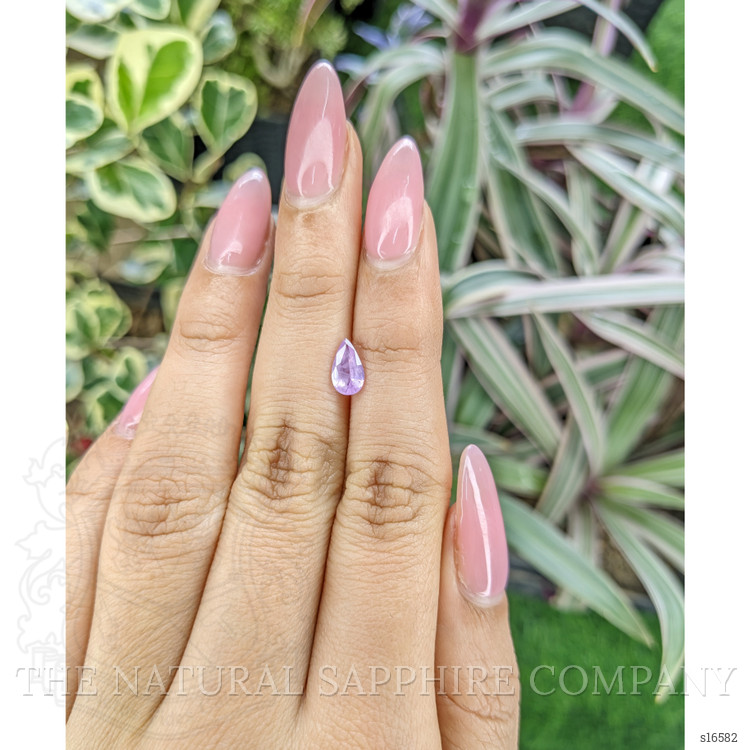 0.77 Ct. Pinkish Purple Sapphire from Ceylon (Sri Lanka)