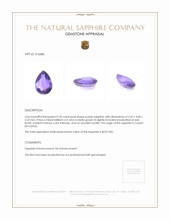 0.45 Ct. Sapphire from Ceylon (Sri Lanka) Appraisal
