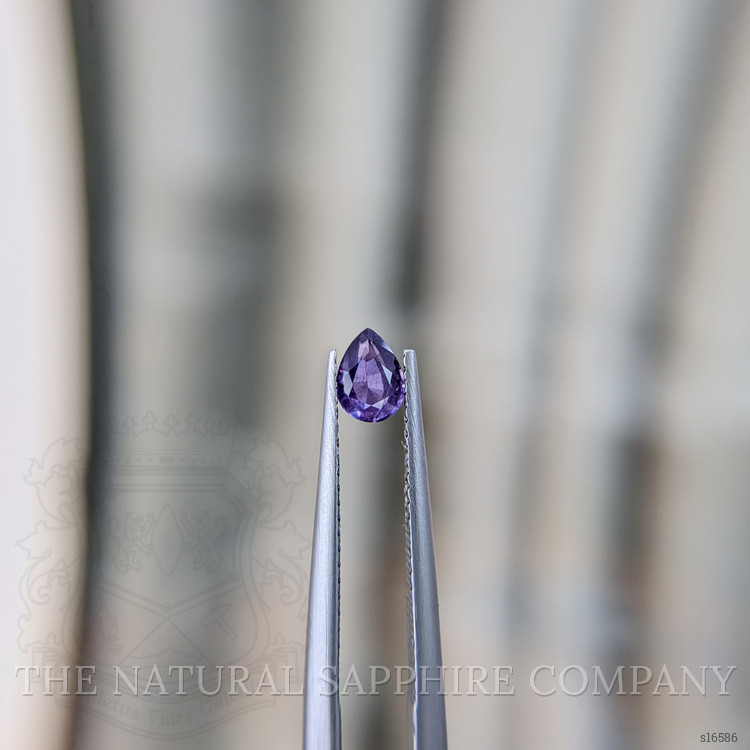 0.45 Ct. Purple Sapphire from Ceylon (Sri Lanka)