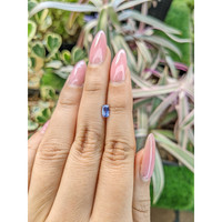 0.55 Ct. Blue Sapphire from Ceylon (Sri Lanka) Life Style