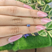 0.50 Ct. Blue Sapphire from Ceylon (Sri Lanka) Life Style