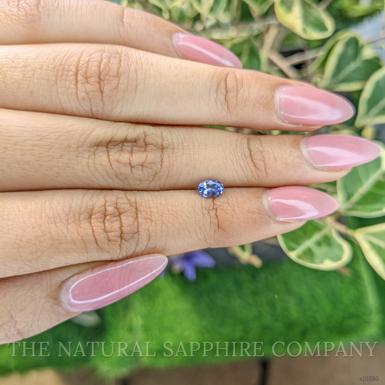 0.50 Ct. Blue Sapphire from Ceylon (Sri Lanka)