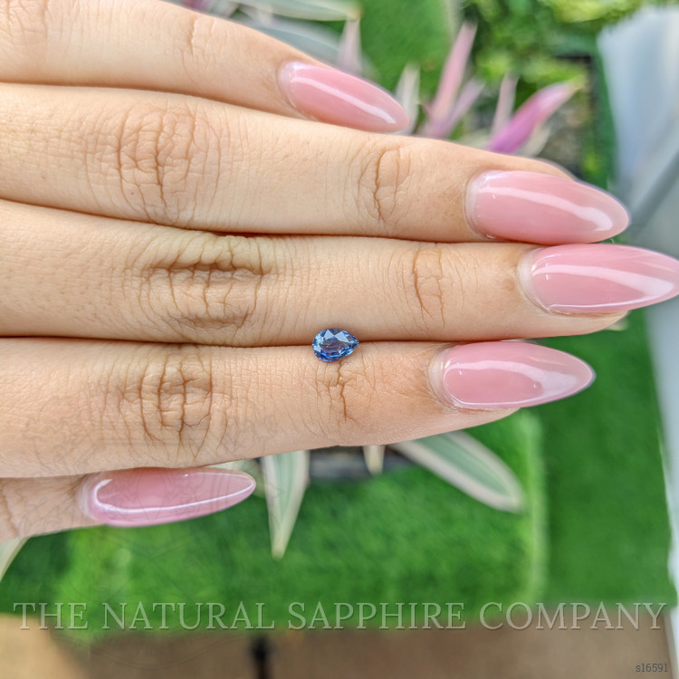 0.53 Ct. Blue Sapphire from Ceylon (Sri Lanka)
