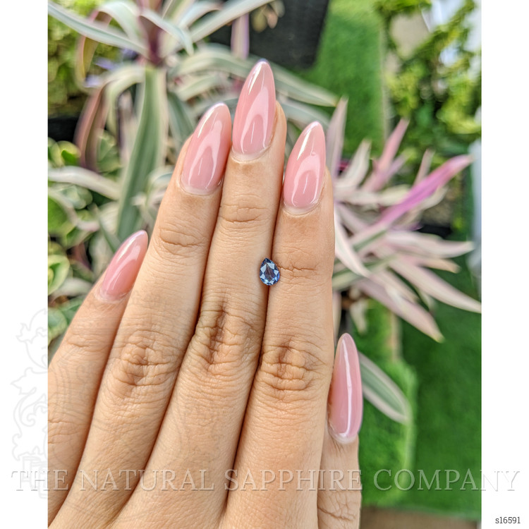 0.53 Ct. Blue Sapphire from Ceylon (Sri Lanka)