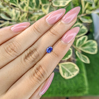 0.51 Ct. Blue Sapphire from Ceylon (Sri Lanka) Life Style
