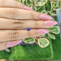 0.51 Ct. Blue Sapphire from Ceylon (Sri Lanka) Life Style