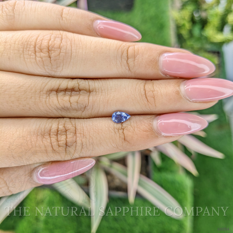 0.63 Ct. Blue Sapphire from Ceylon (Sri Lanka)