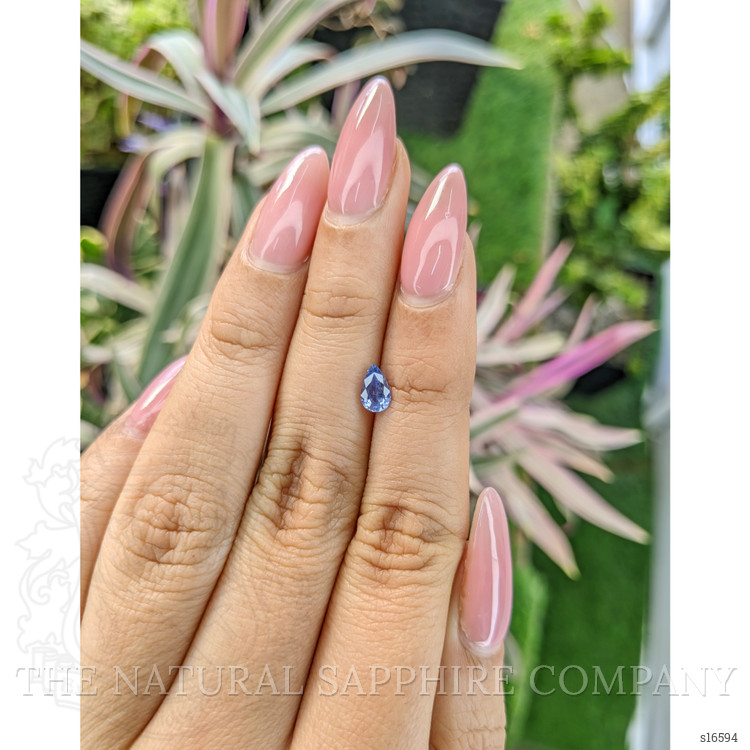 0.63 Ct. Blue Sapphire from Ceylon (Sri Lanka)