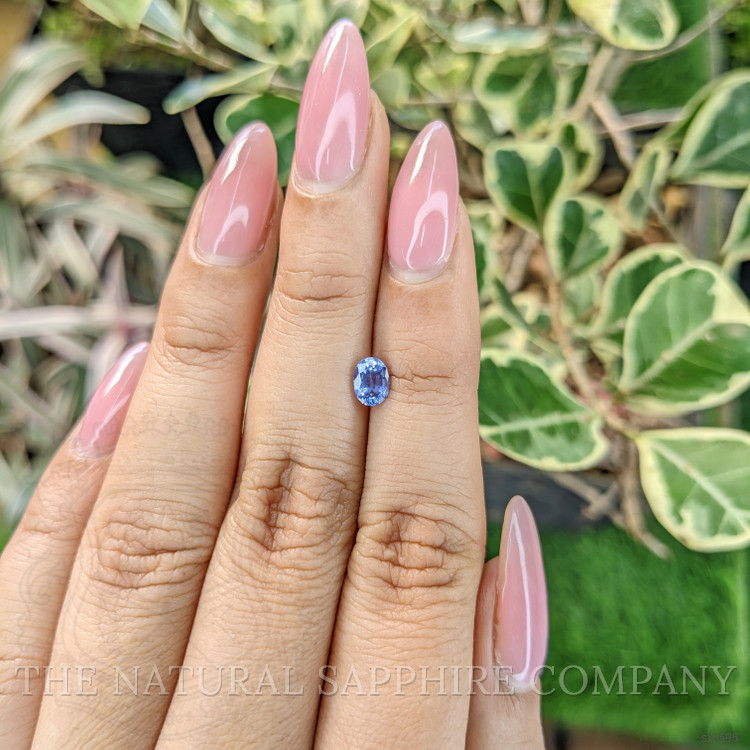 0.60 Ct. Blue Sapphire from Ceylon (Sri Lanka)