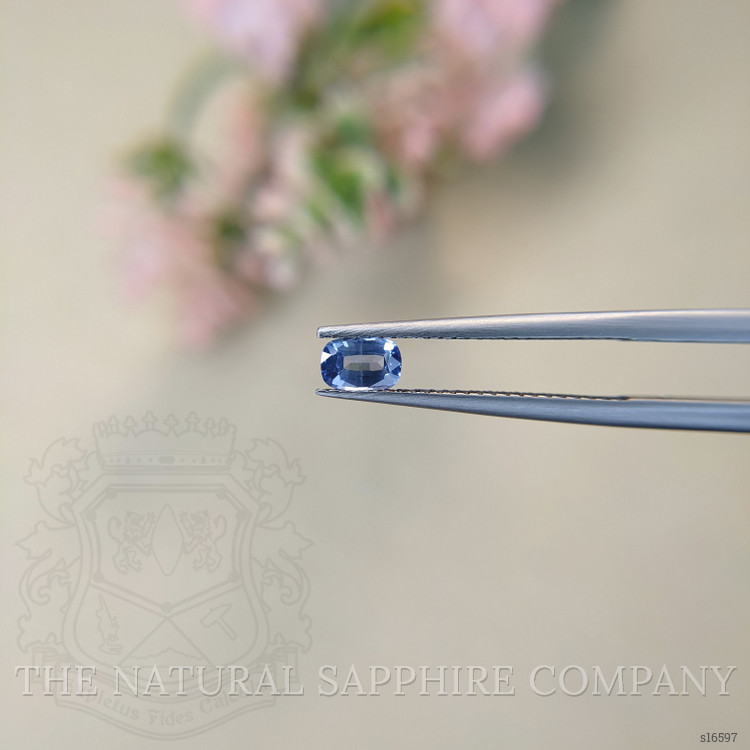 0.42 Ct. Blue Sapphire from Ceylon (Sri Lanka)