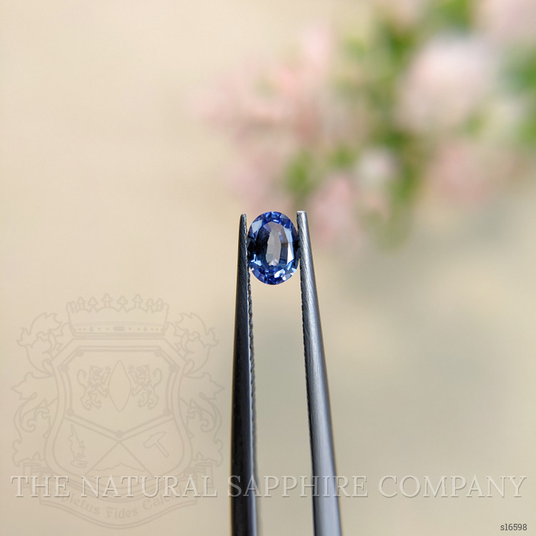 0.47 Ct. Blue Sapphire from Ceylon (Sri Lanka)