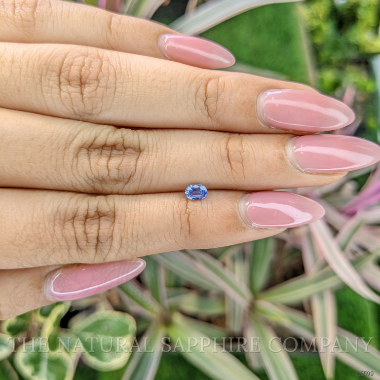 0.31 Ct. Blue Sapphire from Ceylon (Sri Lanka)