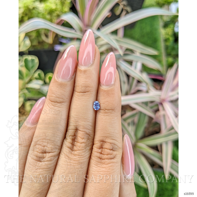 0.31 Ct. Blue Sapphire from Ceylon (Sri Lanka)