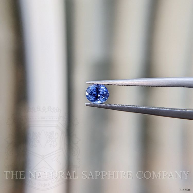 0.58 Ct. Blue Sapphire from Ceylon (Sri Lanka)