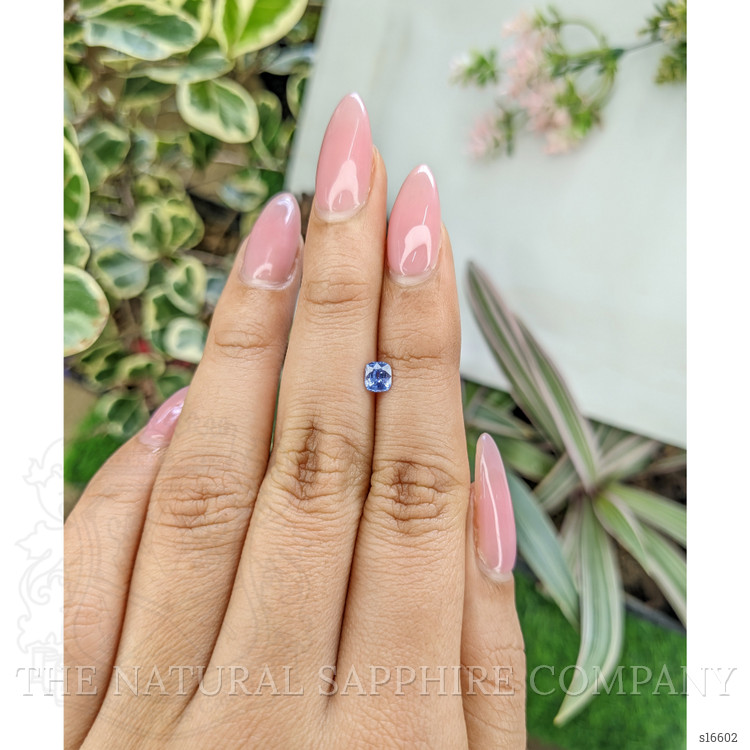 0.44 Ct. Blue Sapphire from Ceylon (Sri Lanka)