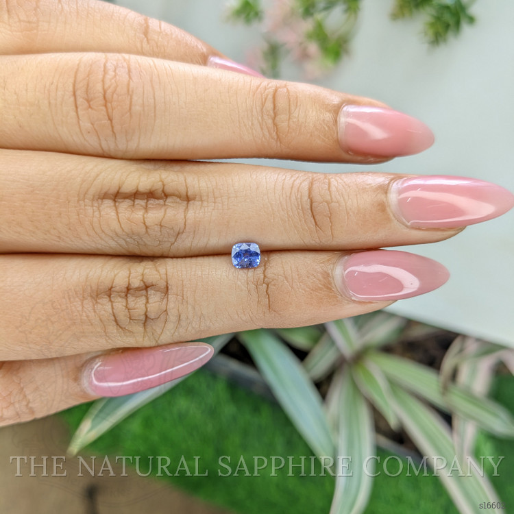 0.44 Ct. Blue Sapphire from Ceylon (Sri Lanka)