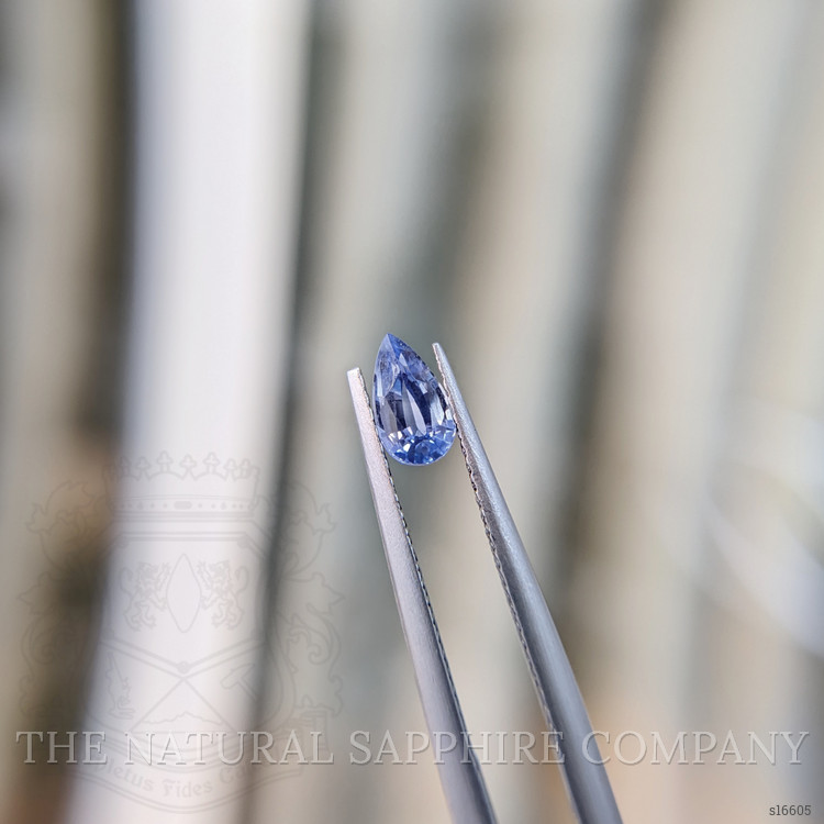 0.58 Ct. Blue Sapphire from Ceylon (Sri Lanka)