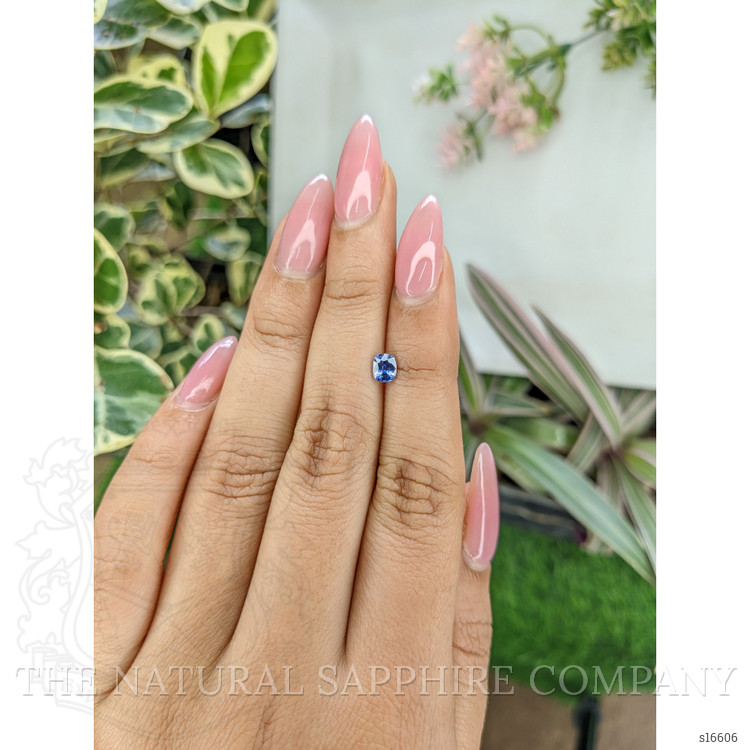 0.51 Ct. Blue Sapphire from Ceylon (Sri Lanka)