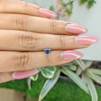 0.51 Ct. Blue Sapphire from Ceylon (Sri Lanka) Life Style