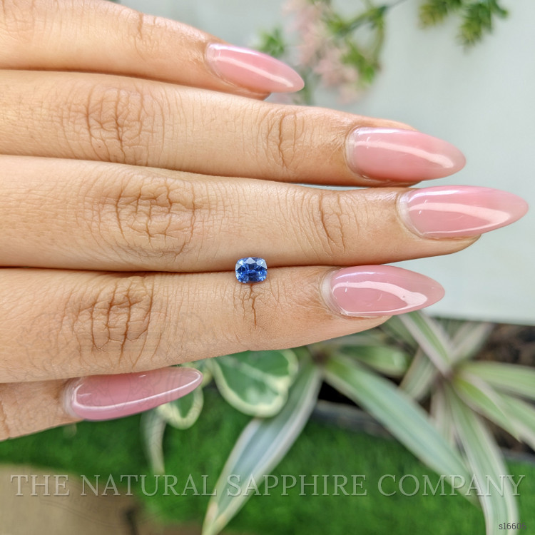 0.51 Ct. Blue Sapphire from Ceylon (Sri Lanka)