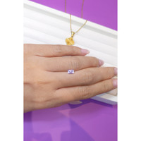 0.74 Ct. Purple Sapphire from Ceylon (Sri Lanka) Life Style