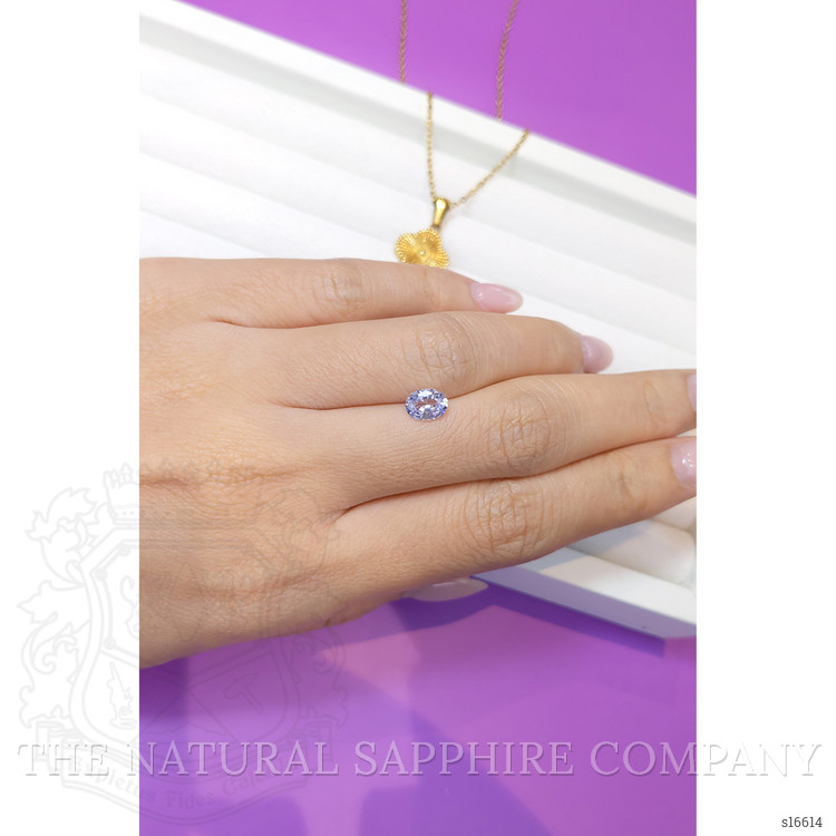 0.91 Ct. Blue Sapphire from Ceylon (Sri Lanka)